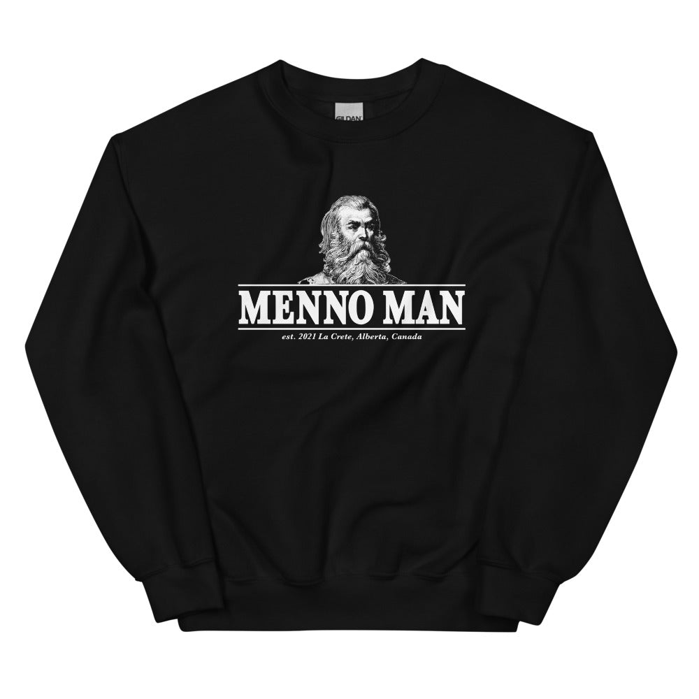 Menno Man Crewneck Sweatshirt Menno Man Curt + Myr Co. Mennonite Store, La Crete, Alberta, Canada